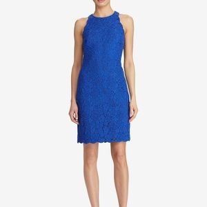Ralph Lauren blue lace party dress
